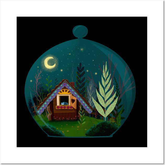 The Home Of Secret Forest Magic Wall Art by LittleBunnySunshine